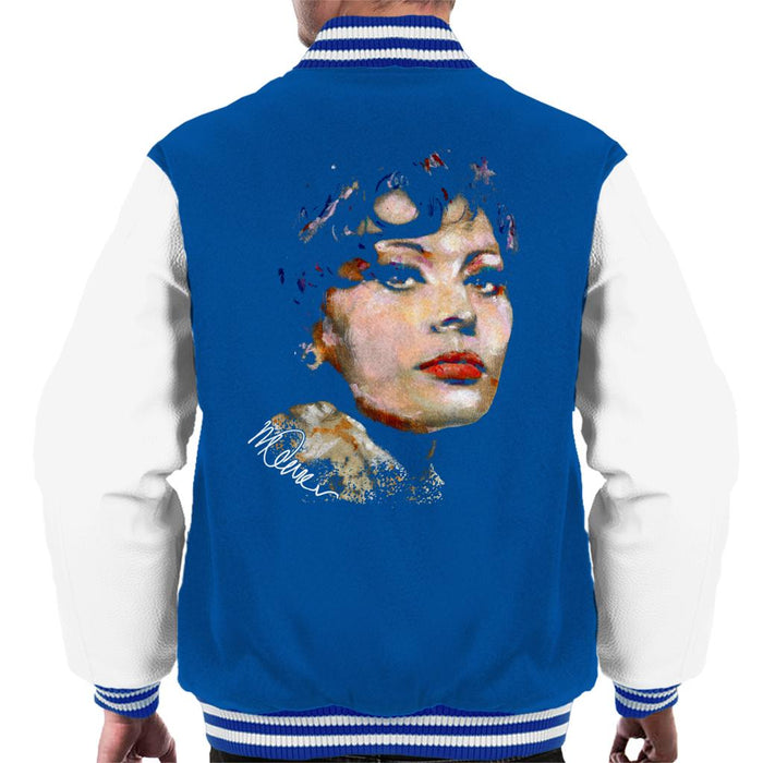 Sidney Maurer Original Portrait Of Actress Sophia Loren Men's Varsity Jacket