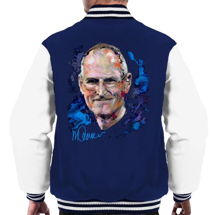 Sidney Maurer Original Portrait Of Steve Jobs Men's Varsity Jacket