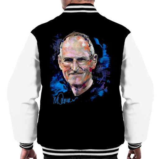 Sidney Maurer Original Portrait Of Steve Jobs Men's Varsity Jacket