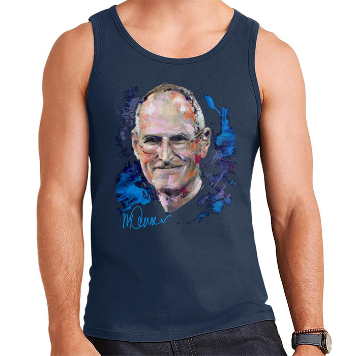 Sidney Maurer Original Portrait Of Steve Jobs Men's Vest