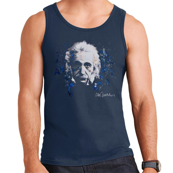 Sidney Maurer Original Portrait Of Albert Einstein E Equals MC2 Men's Vest