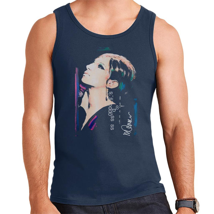 Sidney Maurer Original Portrait Of Actress Barbra Streisand Men's Vest
