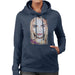 Sidney Maurer Original Portrait Of Actress Cara Delevingne Women's Hooded Sweatshirt