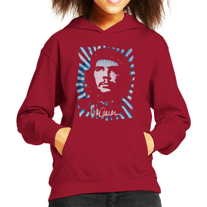 Sidney Maurer Original Portrait Of Revolutionary Che Guevara Kid's Hooded Sweatshirt