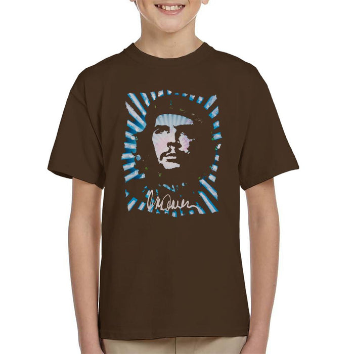 Sidney Maurer Original Portrait Of Revolutionary Che Guevara Kid's T-Shirt