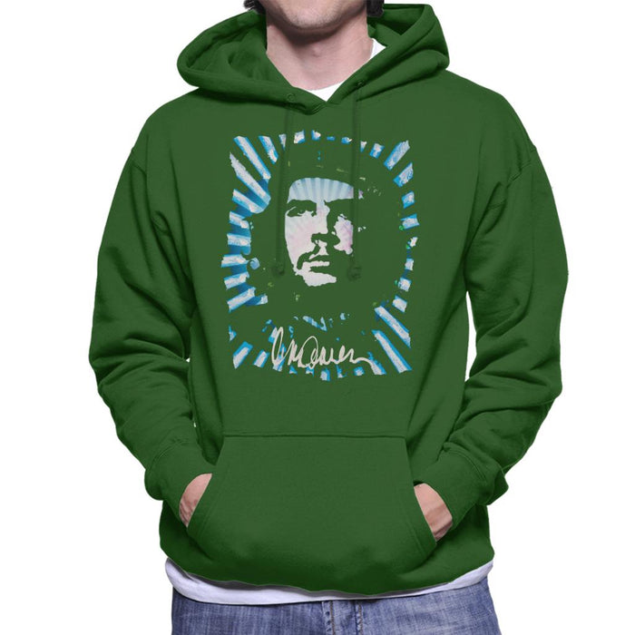 Sidney Maurer Original Portrait Of Revolutionary Che Guevara Men's Hooded Sweatshirt