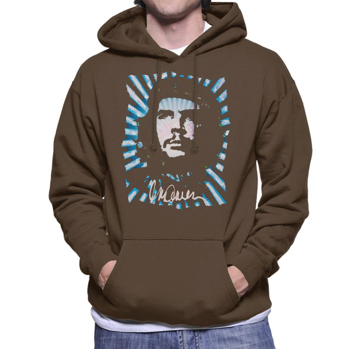 Sidney Maurer Original Portrait Of Revolutionary Che Guevara Men's Hooded Sweatshirt