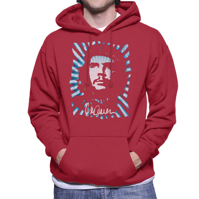 Sidney Maurer Original Portrait Of Revolutionary Che Guevara Men's Hooded Sweatshirt