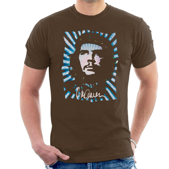 Sidney Maurer Original Portrait Of Revolutionary Che Guevara Men's T-Shirt