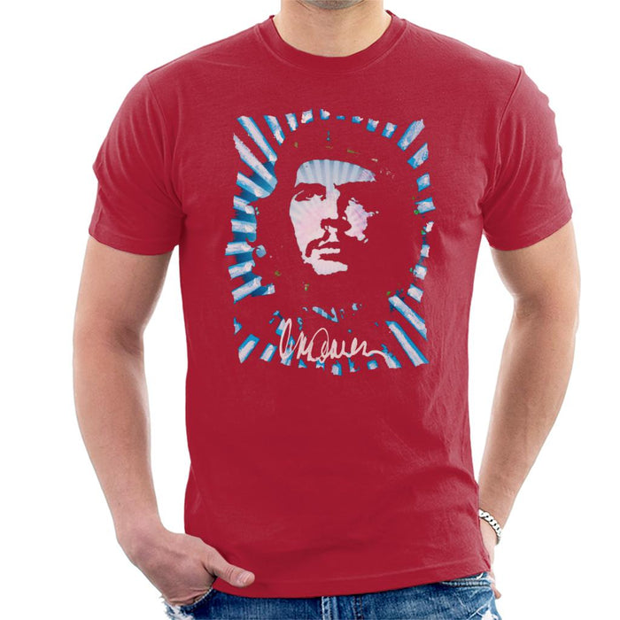 Sidney Maurer Original Portrait Of Revolutionary Che Guevara Men's T-Shirt