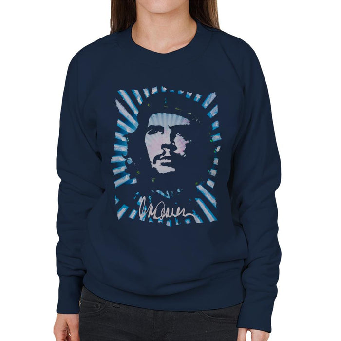 Sidney Maurer Original Portrait Of Revolutionary Che Guevara Women's Sweatshirt