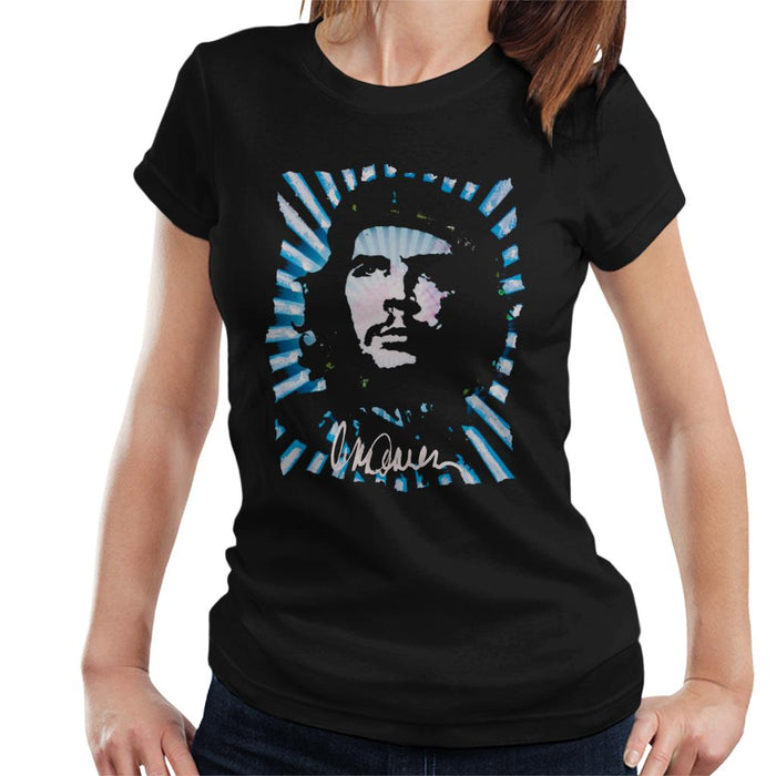Sidney Maurer Original Portrait Of Revolutionary Che Guevara Women's T-Shirt