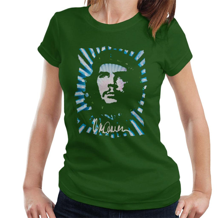 Sidney Maurer Original Portrait Of Revolutionary Che Guevara Women's T-Shirt