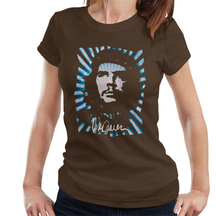 Sidney Maurer Original Portrait Of Revolutionary Che Guevara Women's T-Shirt