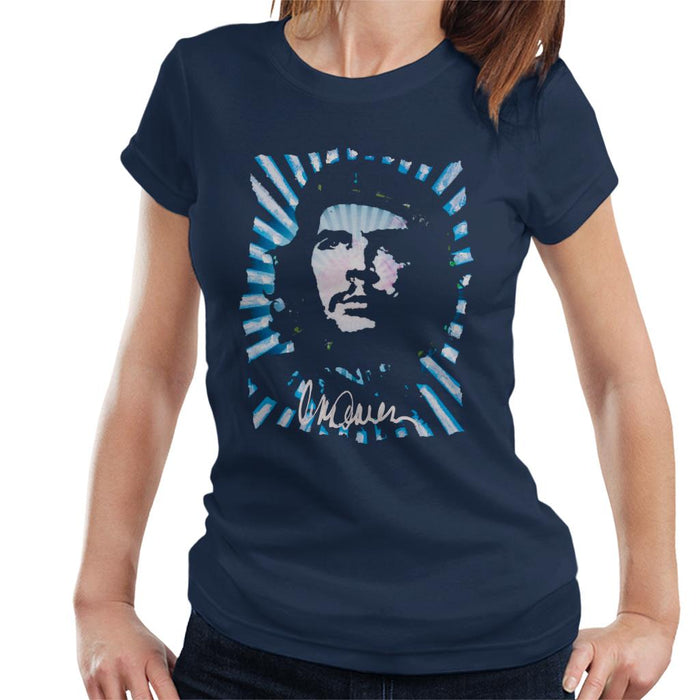 Sidney Maurer Original Portrait Of Revolutionary Che Guevara Women's T-Shirt
