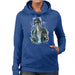 Sidney Maurer Original Portrait Of Rapper Wiz Khalifa Women's Hooded Sweatshirt