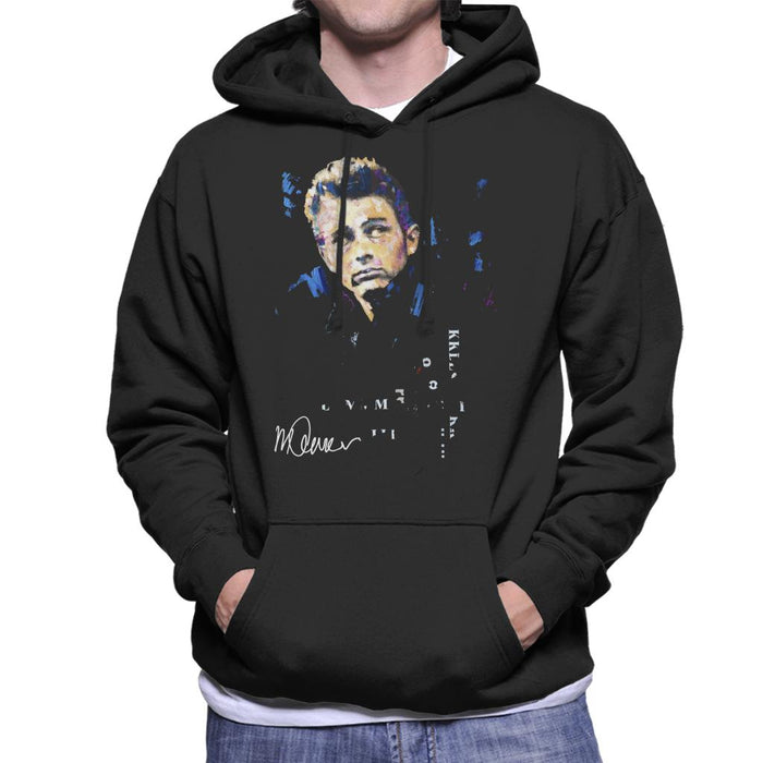 Sidney Maurer Original Portrait Of Actor James Dean Men's Hooded Sweatshirt