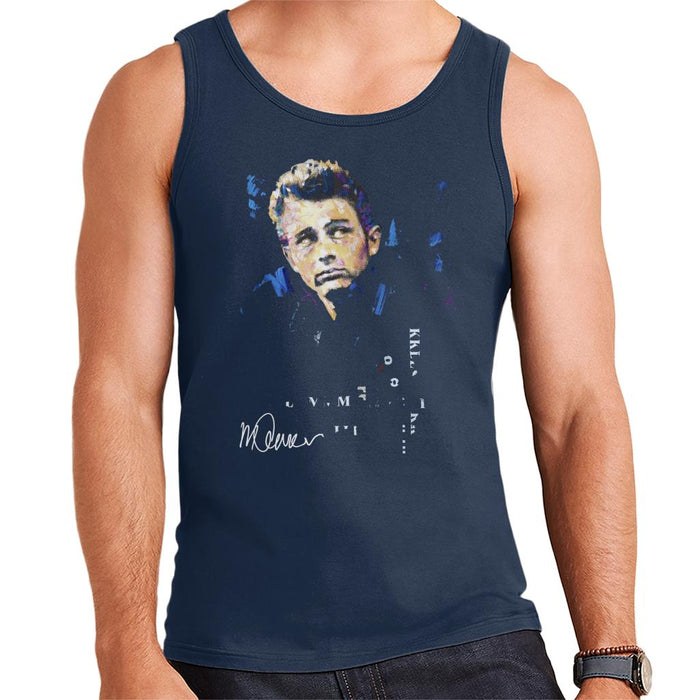 Sidney Maurer Original Portrait Of Actor James Dean Men's Vest