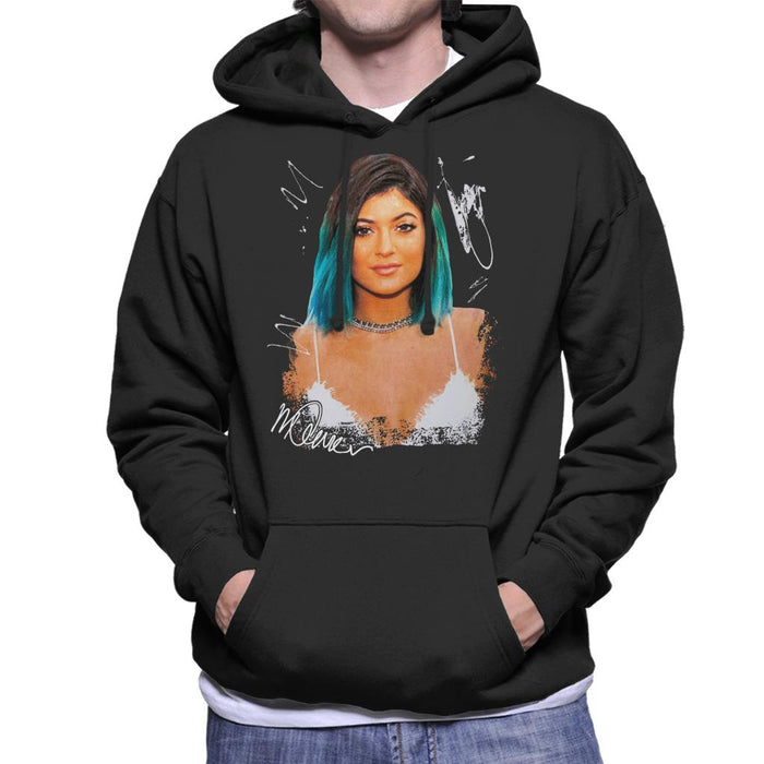 Sidney Maurer Original Portrait Of Kylie Jenner Men's Hooded Sweatshirt