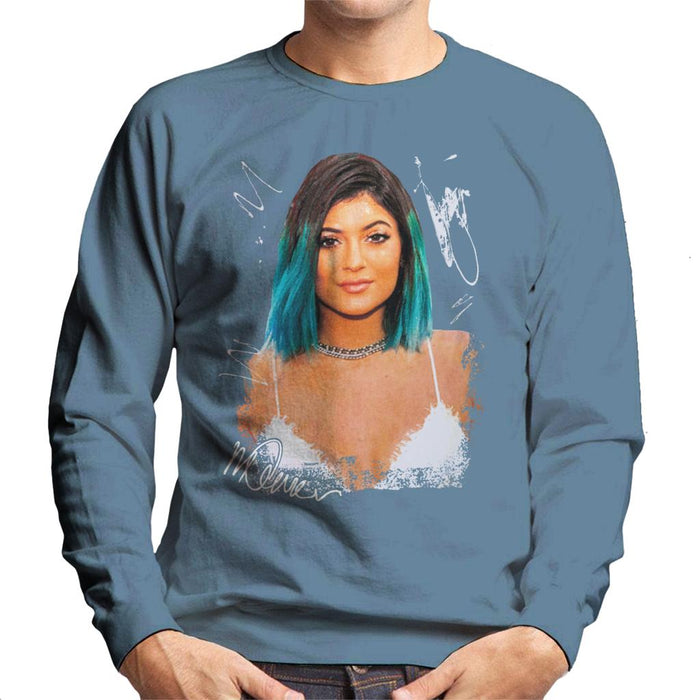 Sidney Maurer Original Portrait Of Kylie Jenner Men's Sweatshirt
