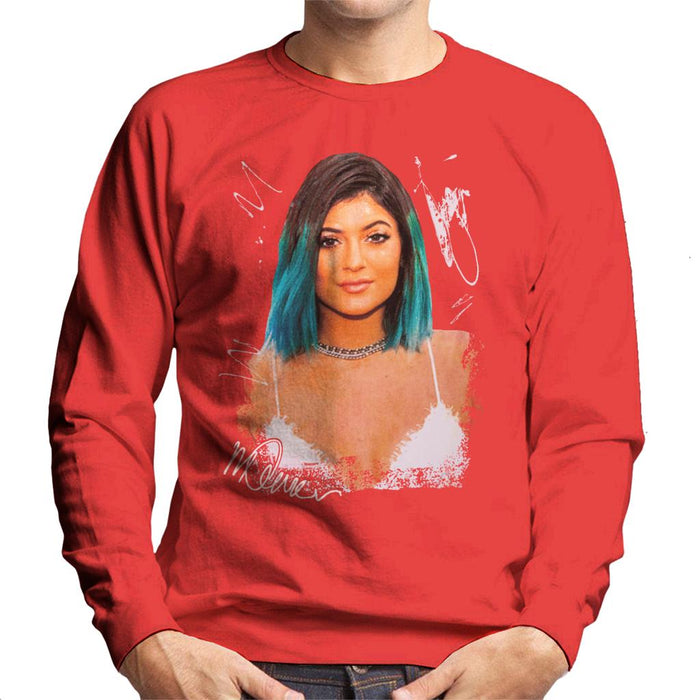 Sidney Maurer Original Portrait Of Kylie Jenner Men's Sweatshirt