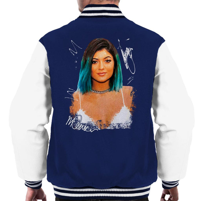 Sidney Maurer Original Portrait Of Kylie Jenner Men's Varsity Jacket