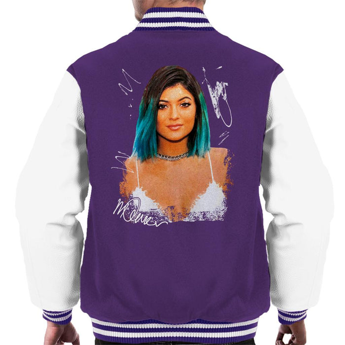 Sidney Maurer Original Portrait Of Kylie Jenner Men's Varsity Jacket