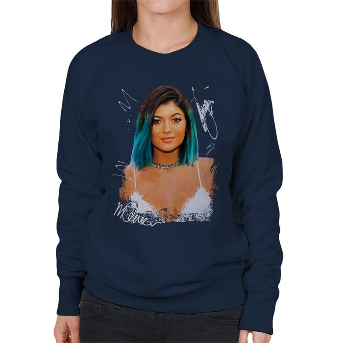 Sidney Maurer Original Portrait Of Kylie Jenner Women's Sweatshirt