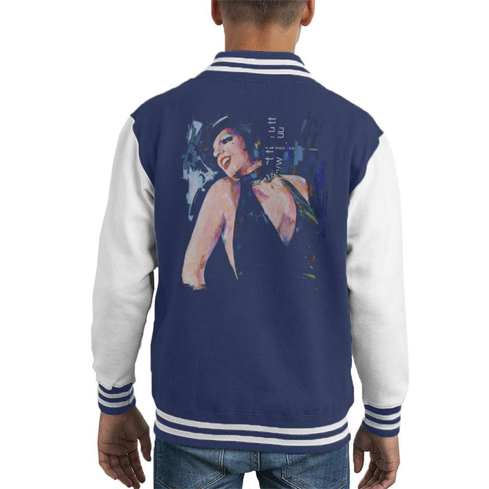 Sidney Maurer Original Portrait Of Liza Minnelli Cabaret Kid's Varsity Jacket