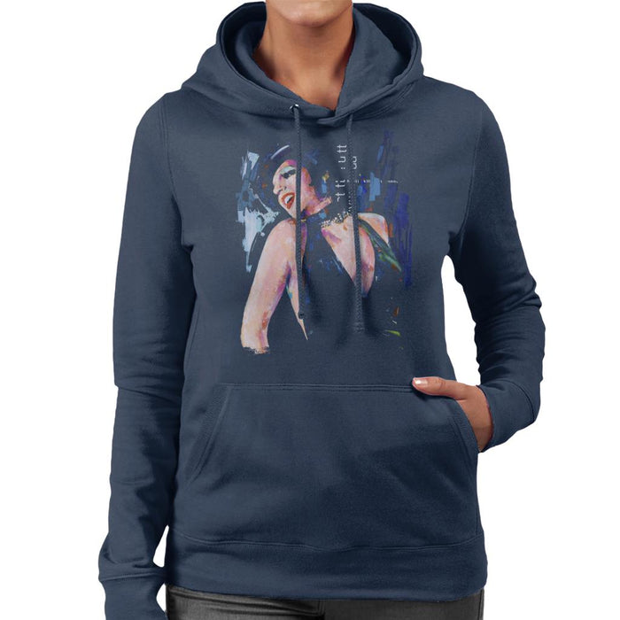 Sidney Maurer Original Portrait Of Liza Minnelli Cabaret Women's Hooded Sweatshirt