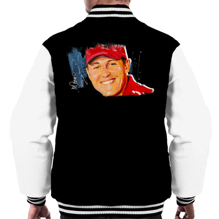Sidney Maurer Original Portrait Of Michael Schumacher Cap Men's Varsity Jacket