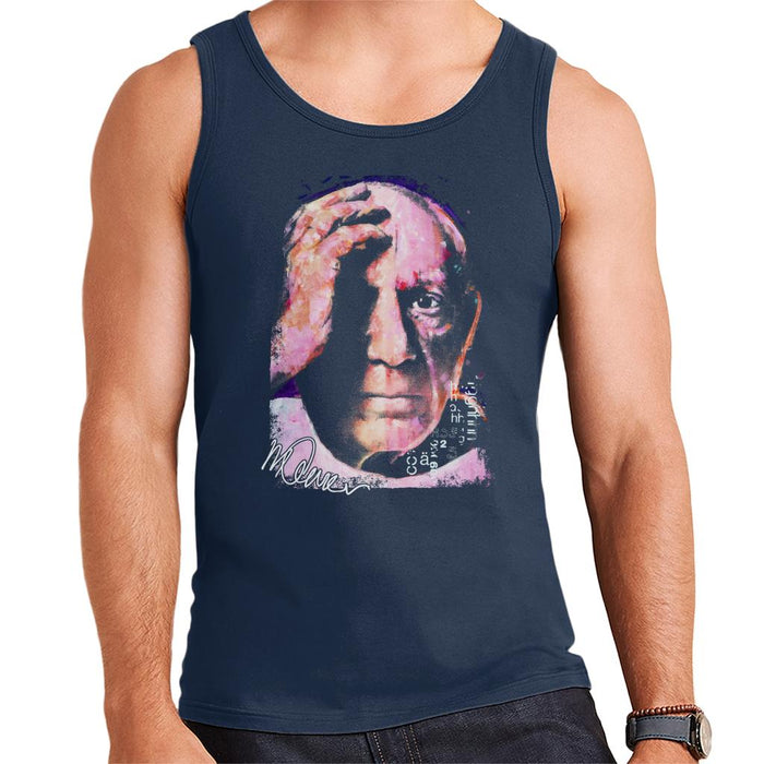 Sidney Maurer Original Portrait Of Pablo Picasso Close Up Men's Vest