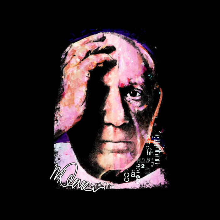 Sidney Maurer Original Portrait Of Pablo Picasso Close Up Men's Varsity Jacket