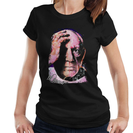 Sidney Maurer Original Portrait Of Pablo Picasso Close Up Women's T-Shirt
