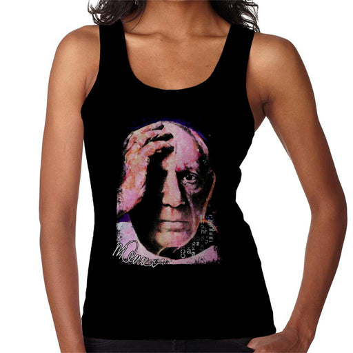 Sidney Maurer Original Portrait Of Pablo Picasso Close Up Women's Vest