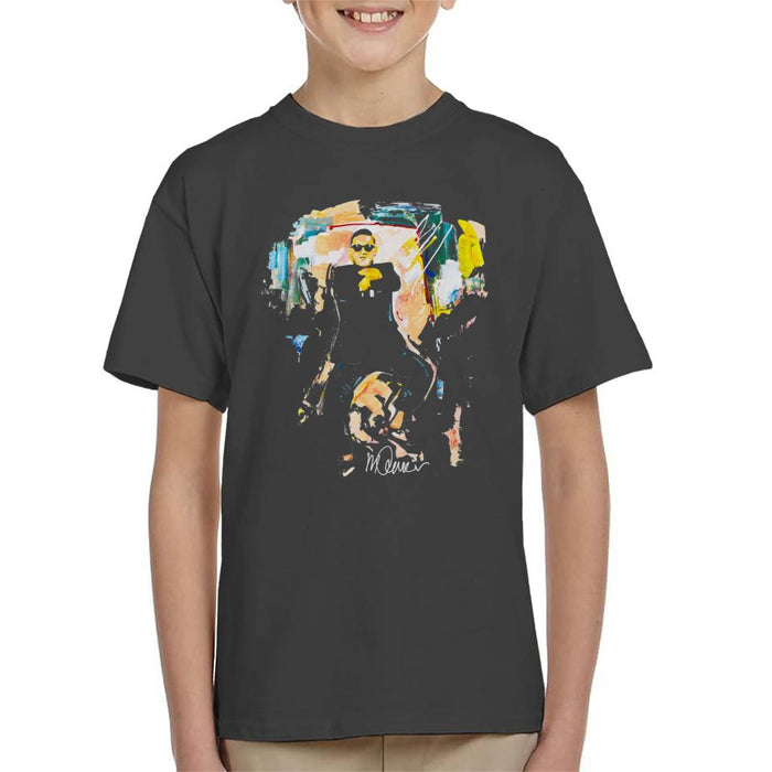 Sidney Maurer Original Portrait Of Psy Gangnam Style Kid's T-Shirt