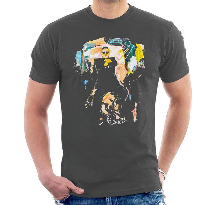 Sidney Maurer Original Portrait Of Psy Gangnam Style Men's T-Shirt