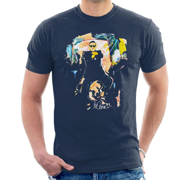 Sidney Maurer Original Portrait Of Psy Gangnam Style Men's T-Shirt