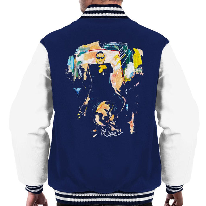 Sidney Maurer Original Portrait Of Psy Gangnam Style Men's Varsity Jacket