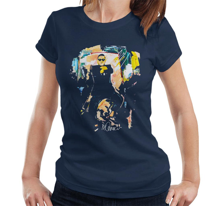 Sidney Maurer Original Portrait Of Psy Gangnam Style Women's T-Shirt