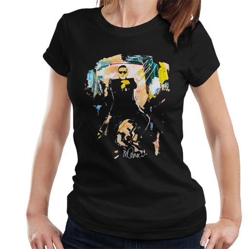 Sidney Maurer Original Portrait Of Psy Gangnam Style Women's T-Shirt
