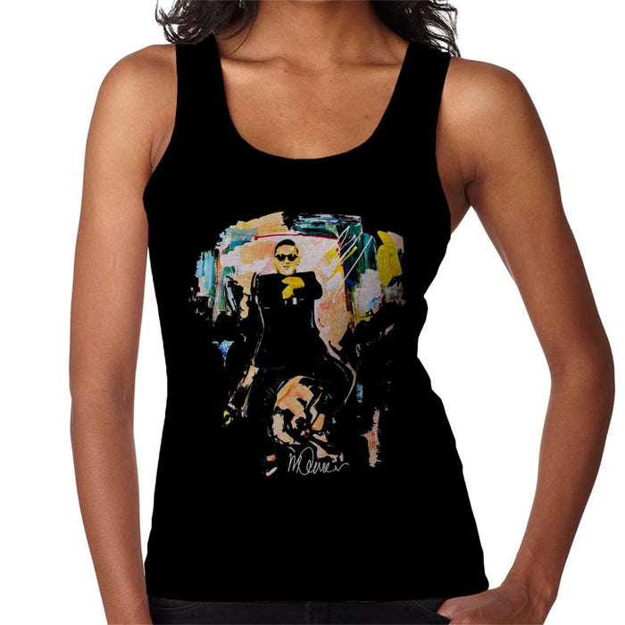 Sidney Maurer Original Portrait Of Psy Gangnam Style Women's Vest
