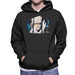 Sidney Maurer Original Portrait Of Queen Elizabeth Floral Hat Men's Hooded Sweatshirt
