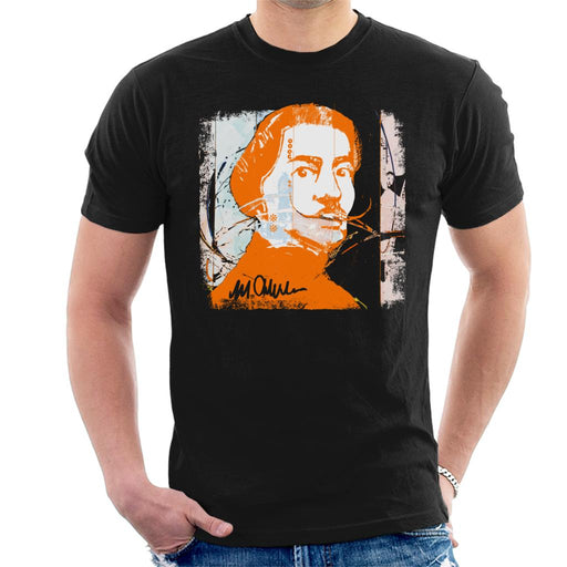 Sidney Maurer Original Portrait Of Artist Salvador Dali Men's T-Shirt