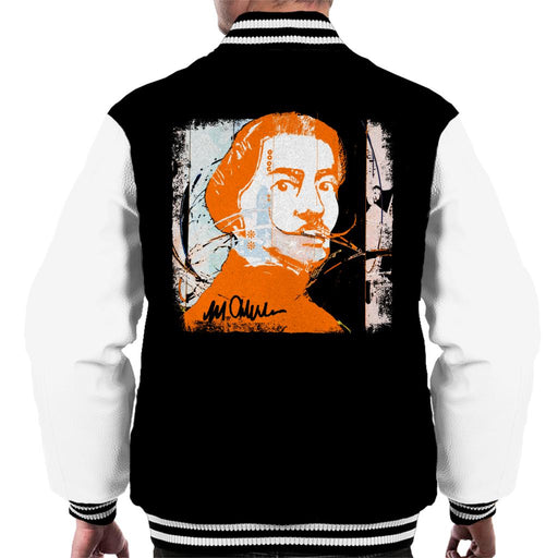 Sidney Maurer Original Portrait Of Artist Salvador Dali Men's Varsity Jacket