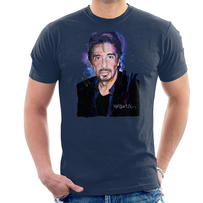 Sidney Maurer Original Portrait Of Al Pacino Goatee Men's T-Shirt