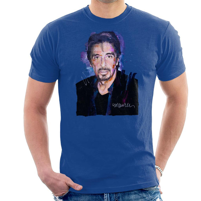Sidney Maurer Original Portrait Of Al Pacino Goatee Men's T-Shirt