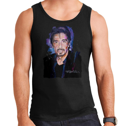Sidney Maurer Original Portrait Of Al Pacino Goatee Men's Vest