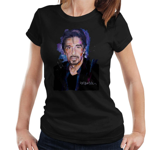 Sidney Maurer Original Portrait Of Al Pacino Goatee Women's T-Shirt