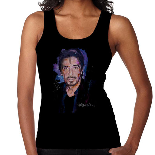 Sidney Maurer Original Portrait Of Al Pacino Goatee Women's Vest